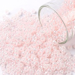 TOHOラウンドシードビーズ  日本製シードビーズ  （145l）セイロンソフトピンク  8/0  3mm  穴：1mm  約222個/10g