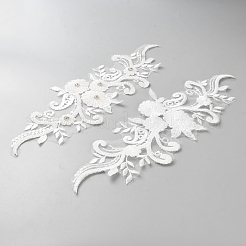 Lace Embroidery Sewing Fiber&nbsp;FIND-WH0148-360B
