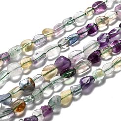 Natural Fluorite Beads Strands&nbsp;G-L550A-02