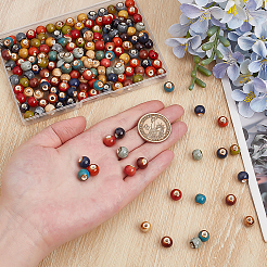 180Pcs 12 Colors Handmade Porcelain Beads&nbsp;PORC-PH0001-43