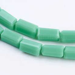 Opaque Glass Beads Strands&nbsp;EGLA-F123-3x6mm-NC21