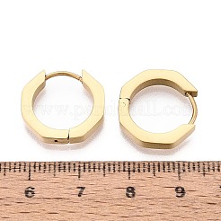 304 Stainless Steel Hoop Earrings&nbsp;STAS-T074-38G-B