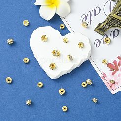 30Pcs 3 Styles 316 Surgical Stainless Steel Rhinestone Spacer Beads&nbsp;STAS-CJ0003-64