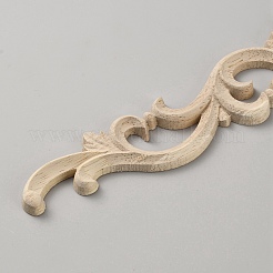 Wood European Style Carved Onlay Applique Craft&nbsp;AJEW-WH0077-239