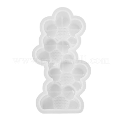 デコレーション DIY シリコン型  レジン型  UVレジン用  エポキシ樹脂工芸品作り  花  128x63x26.5mm  内径：115x39.5mm&nbsp;LS-DIY-K077-02A