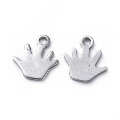 Tarnish Resistant 304 Stainless Steel Charms&nbsp;STAS-E466-23P