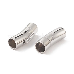 Non-Tarnish 304 Stainless Steel Bayonet Clasps&nbsp;X-STAS-I013-8mm