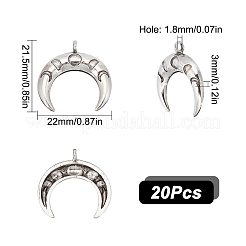 Tibetan Style Alloy Pendants&nbsp;FIND-SC0004-55