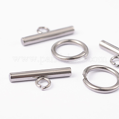 Tarnish Resistant 304 Stainless Steel Toggle Clasps&nbsp;X-STAS-H052-21
