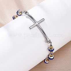 201 Stainless Steel Link Chain Bracelets&nbsp;BJEW-A032-01GP-02