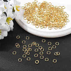 SHEGRACE 30G Brass Open Jump Rings&nbsp;XGRPCN712-241G