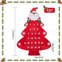 Christmas Tree Felt Fabric Pendant Decorations with Advent Calendar&nbsp;DIY-WH0032-26