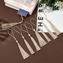 100Pcs Polyester Tassel Big Pendant Decorations&nbsp;FIND-SC0002-37