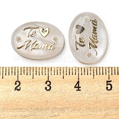 Freshwater Shell with Enamel Buttons&nbsp;BUTT-Z001-02