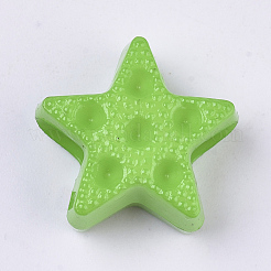 Opaque Acrylic Beads Rhinestone Settings&nbsp;SACR-N008-125