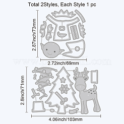 Carbon Steel Cutting Dies Stencils&nbsp;DIY-WH0309-415