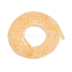 Natural Topaz Jade Beads Strands&nbsp;G-L662-A01-2mm