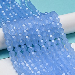 Imitation Jade Glass Beads Stands&nbsp;EGLA-A035-J8mm-D03