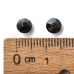 プレシオサ®クリスタルビーズ  チェコクリスタル  双円錐形(451 69 302 ロンデル)  23980 272 ヘマタイト  5mm  穴：1mm&nbsp;Y-PRC-BA5-23980-272