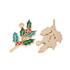 Golden Plated Alloy Enamel Pendants&nbsp;ENAM-Z017-03G
