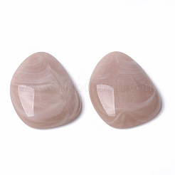 アクリルパーツ  天然石風  ロージーブラウン  30x23x7mm  穴：1.8mm  約107個/350g&nbsp;LS-OACR-T007-02B