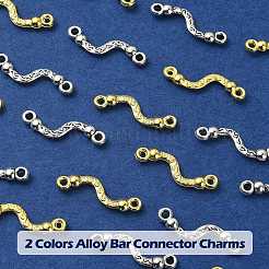 20Pcs 2 Colors Alloy Bar Connector Charmss&nbsp;FIND-YW0004-34