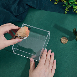 Square Transparent Acrylic Jewelry Packing Boxes with Lid&nbsp;CON-WH0085-169