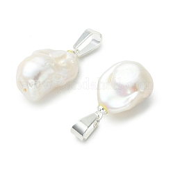 Natural Edison Baroque Keshi Pearl Pendants&nbsp;PALLOY-JF05628