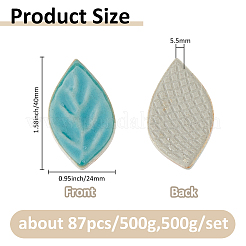 500G Mosaic Tiles Ceramics Cabochons&nbsp;PORC-FH0001-16