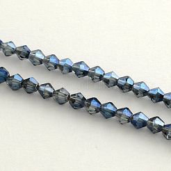 Electroplate Glass Bead Strands&nbsp;EGLA-R094-3mm-M2