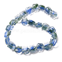 Inner Flower Handmade Lampwork Beads Strands&nbsp;LA-CBA3F7A-01D