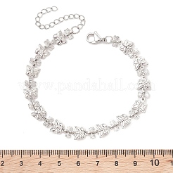 Brass Butterfly Link Chains Bracelets for Women&nbsp;BJEW-JB13509
