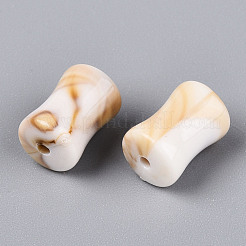 樹脂ビーズ  模造シェルビーズ  コラム  12x8mm&nbsp;RESI-YW0004-26D