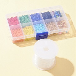 DIY Evil Eye Bracelet Necklace Making Kit&nbsp;DIY-FS0004-28