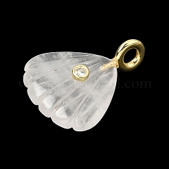 Natural Quartz Crystal Carved Pendants&nbsp;G-C282-05E