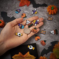 21Pcs 7 Style Halloween Alloy Enamel Pendant&nbsp;ENAM-BT0001-16