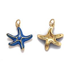 Brass Enamel Pendants&nbsp;X-KK-O140-07G