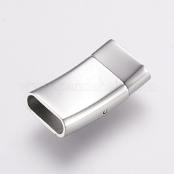 変色しにくい304ステンレススチール製バヨネット留め具  長方形  ステンレス鋼色  24x12.5x5.5mm  穴：3x11mm&nbsp;STAS-E144-141P