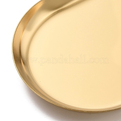 430ステンレスジュエリープレート  指輪収納トレー  ネックレス  ピアス  ゴールドカラー  眼鏡  86x180x10mm&nbsp;DJEW-C014-01C-G