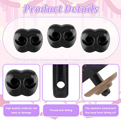 Plastic Craft Dog Noses&nbsp;DOLL-GA0001-24A
