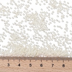 MIYUKIラウンドロカイユビーズ  日本製シードビーズ  （rr592)アンティークアイボリーパールセイロン  15/0  1.5mm  穴：0.7mm  約5555PCS /ボトル  10 G /ボトル&nbsp;SEED-JP0010-RR0592
