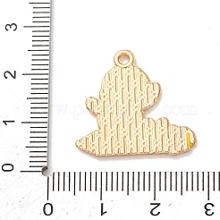 エナメルペンダントと合金  宇宙飛行士と鉛筆のチャーム  ゴールドカラー  ブルー  22x22.5x1mm  穴：1.6mm&nbsp;AL-CBA9CD2-01B