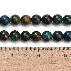 Natural Chrysocolla Beads Strands&nbsp;G-G475-A03-8mm