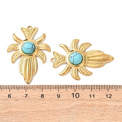 Synthetic Turquoise Pendants&nbsp;STAS-Z177-07G-02