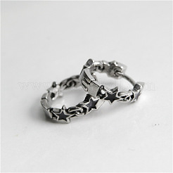 Star 304 Stainless Steel Enamel Hoop Earrings&nbsp;FS-WG829E1-01
