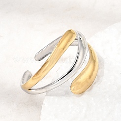 304 Stainless Steel Cuff Open Rings&nbsp;SA-CBAB767-23GP