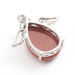 Synthetic Goldstone Pendants&nbsp;G-I275-02B
