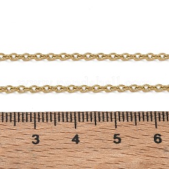 2mm 304ステンレススチールアズキチェーンネックレス（女性用）  イオンプレーティング（ip）  ゴールドカラー  15.94インチ（40.5cm）&nbsp;SA-CBACA62-05G
