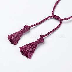 Polyester DIY Braided Bracelet Making&nbsp;MAK-K018-A13