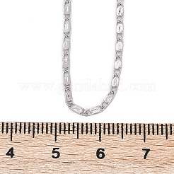 Brass Oval Link Chain Necklaces&nbsp;NJEW-H053-01A-P02